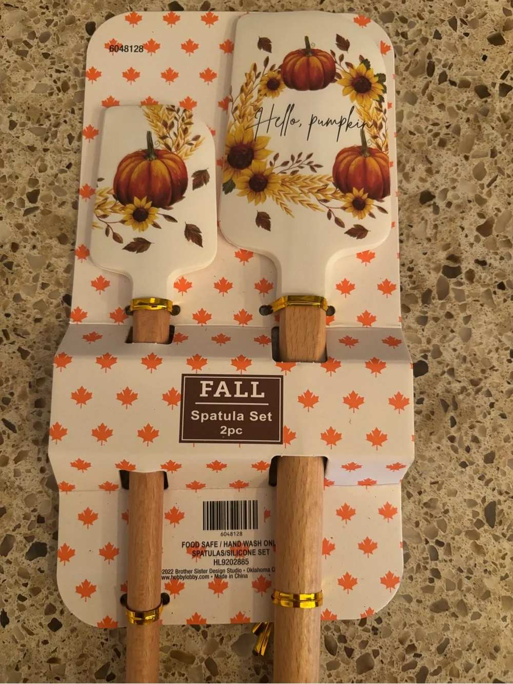 Fall Pumpkin Spatula Set - 2pc